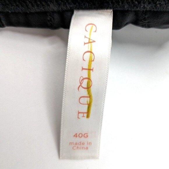 Lane Bryant Cacique Bra Multi Way Strapless Lightweight 40G Black Extra Straps - Picture 6 of 10